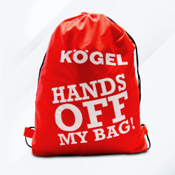 Backpack bag ("Hands off my...